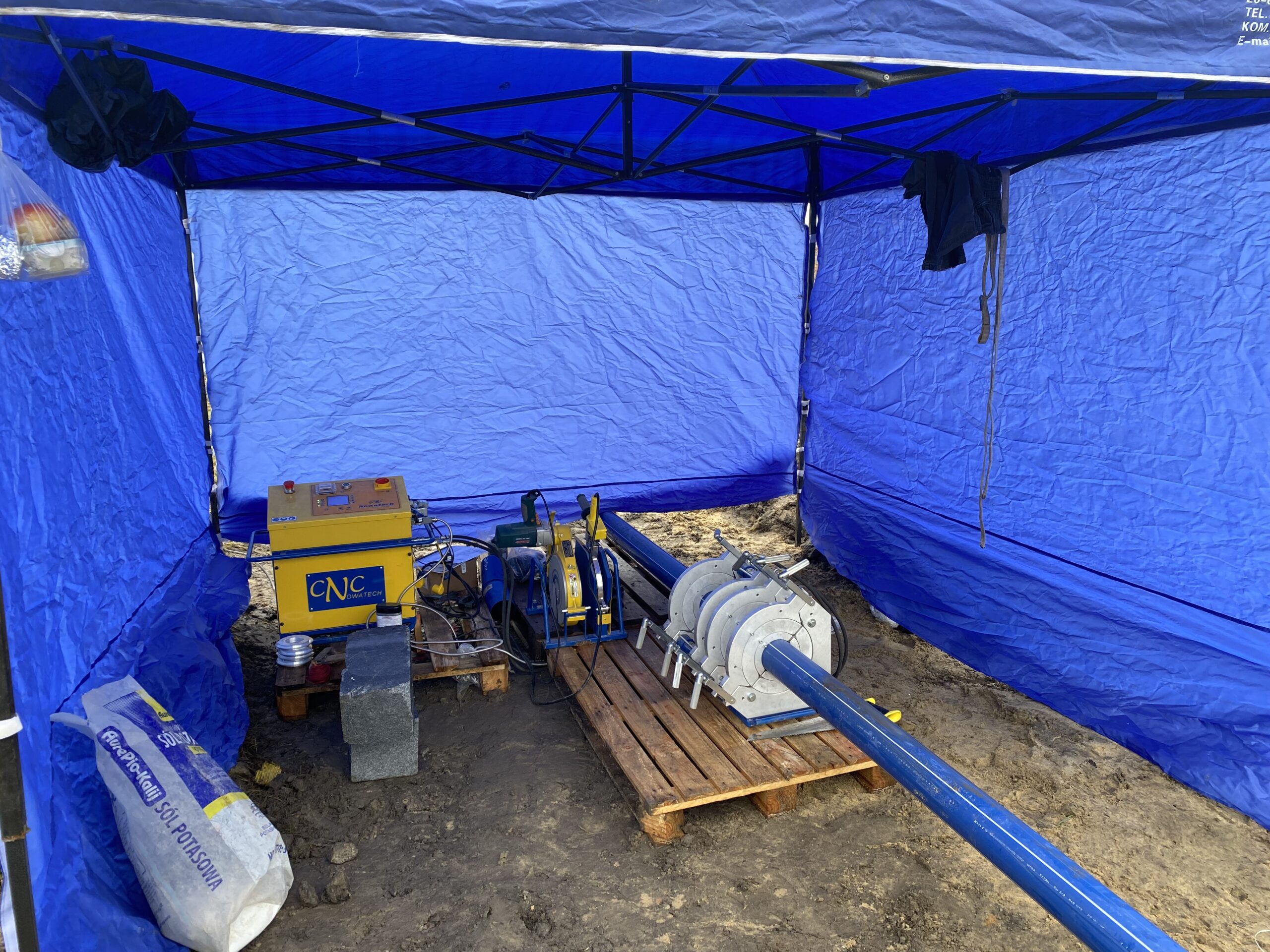 początek instalacji wodociągowej