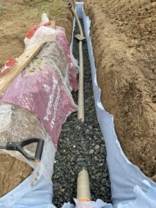 zasypana rura kanalizacyjna