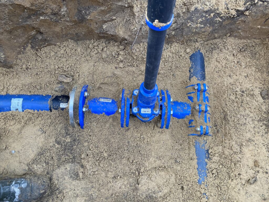 instalacja łącze wodociągowa łącze wodociągowe